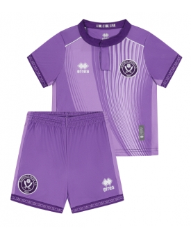 Sheffield United Maglia Gara Terza Repliche 2025-26 Bambino Maniche Corte